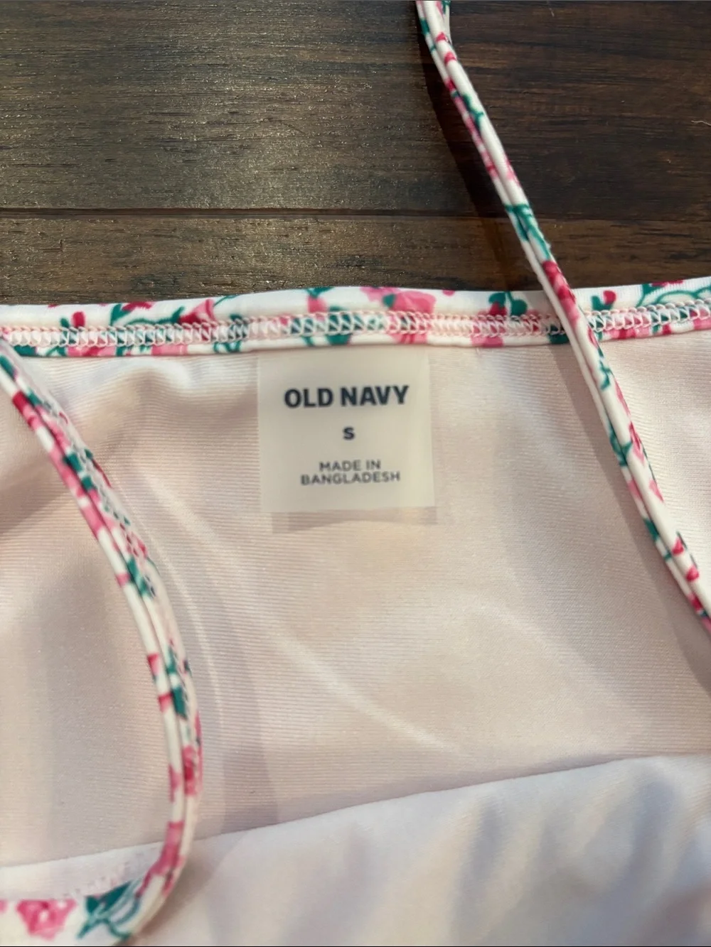 Old Navy Pink Floral One-Piece Swimsuit